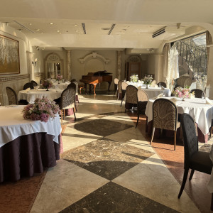 披露宴会場(正面)|772176さんのQ.E.D.CLUB(キューイーディークラブ)の写真(2544011)