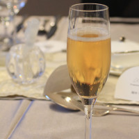 シャンパンでお祝い