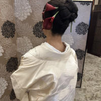 お色直し後の髪型
