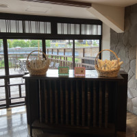 受付場所、席次表と写真立て