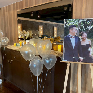 ウェルカムスペースの設置風景|772193さんのFUNATSURU KYOTO KAMOGAWA RESORT(登録有形文化財)の写真(2544552)