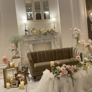 メインテーブル|772210さんのアーヴェリール迎賓館（名古屋）/テイクアンドギヴ・ニーズウェディングの写真(2544244)