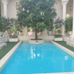 明るい時のプール|772210さんのアーヴェリール迎賓館（名古屋）/テイクアンドギヴ・ニーズウェディングの写真(2544235)