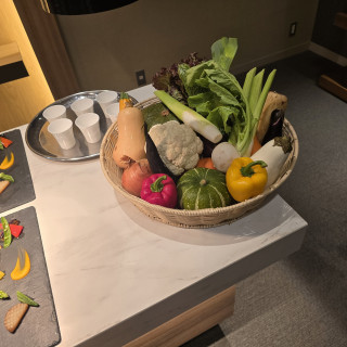 本物の野菜たち