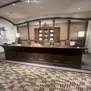 広い受付|772268さんのアンジェリカ ノートルダム/FIVESTAR WEDDINGの写真(2549462)