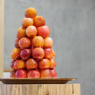 りんご飴タワー