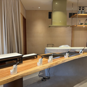 披露宴会場内にウェルカムスペースがありました。|772315さんのアニヴェルセル 表参道の写真(2545053)