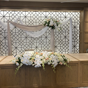 たくさんのお花に囲まれていました!|772315さんのアニヴェルセル 表参道の写真(2545061)