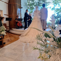 チャペルです
自然光が優しく差し込みます