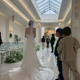 挙式のリハーサルの時