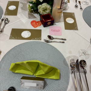 ゲストテーブル|772384さんの大國魂神社 結婚式場の写真(2545131)