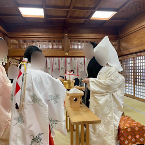 三献の儀|772384さんの大國魂神社 結婚式場の写真(2545129)