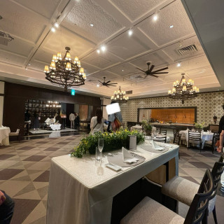 新郎新婦席から見た披露宴会場