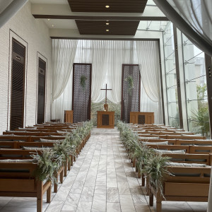 正面から見たチャペル|772453さんの表参道TERRACE/テイクアンドギヴ・ニーズウェディングの写真(2549532)