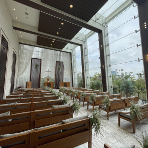 端から見たチャペル|772453さんの表参道TERRACE/テイクアンドギヴ・ニーズウェディングの写真(2549539)