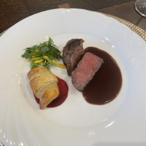 試食したお肉料理|772453さんの表参道TERRACE/テイクアンドギヴ・ニーズウェディングの写真(2549543)