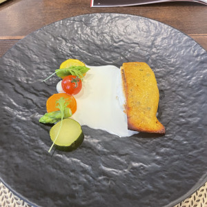 試食した魚料理|772453さんの表参道TERRACE/テイクアンドギヴ・ニーズウェディングの写真(2549546)