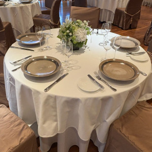 ゲスト席|772461さんのリストランテKubotsu (ひらまつウエディング)の写真(2545112)