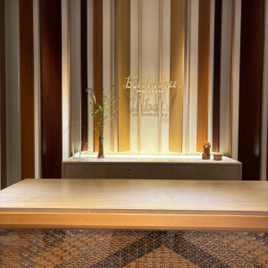 受付|772461さんのリストランテKubotsu (ひらまつウエディング)の写真(2545111)