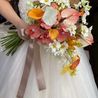 理想通りの生花ブーケ