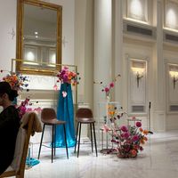 披露宴会場の装飾です