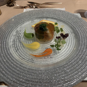 前菜の試食|772537さんのリバースイート京都鴨川迎賓館の写真(2545493)