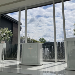 チャペル祭壇付近|772537さんのリバースイート京都鴨川迎賓館の写真(2545482)