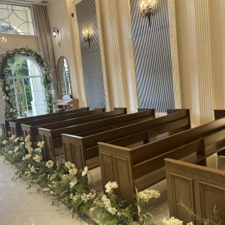 チャペルも小規模な雰囲気にぴったりです