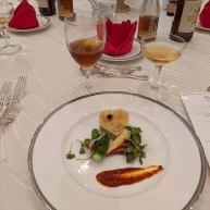 ハート型の前菜