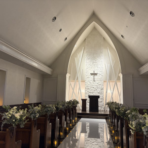 没入感のあるチャペル|772623さんの定禅寺ガーデンヒルズ迎賓館/FIVESTAR WEDDINGの写真(2545654)