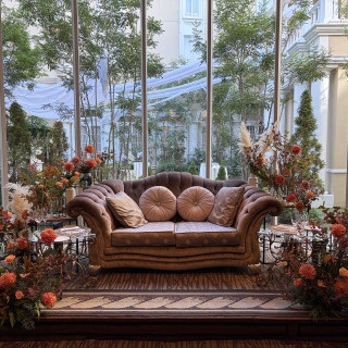 披露宴会場のソファ