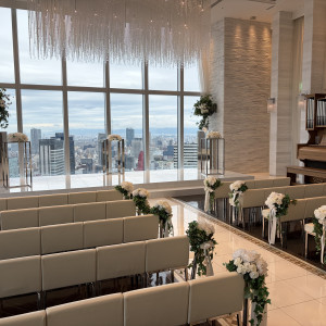 ガラス張りのチャペル|772676さんのラグナヴェール プレミア(LAGUNAVEIL PREMIER)の写真(2546887)