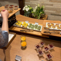 ケーキビュッフェ形式でした