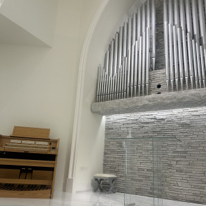 グレーの壁紙はドレスが映えそうです!|772735さんのステラ・デル・アンジェロの写真(2546044)