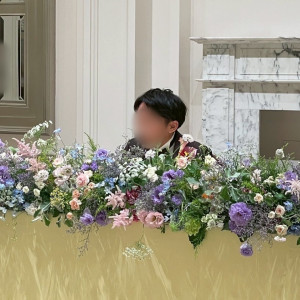 装花はプラン内でも十分なボリュームがありました。|772744さんのベイサイドパーク迎賓館（千葉みなと）/テイクアンドギヴ・ニーズウェディングの写真(2546263)