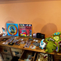 2人が好きなものをたくさん置きました！