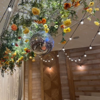 オレンジメインのチャペルにしていただきました