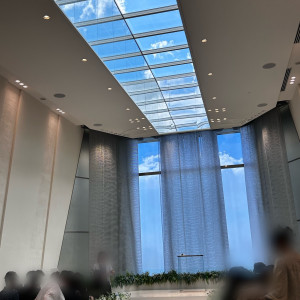 自然光が入り、明るいチャペルです!|772774さんのザ・リバーサイドテラス広島ツリーズスクエアの写真(2546348)