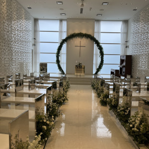 挙式会場の様子|772792さんのAILE d'ANGE NAGOYA（エル・ダンジュ ナゴヤ）の写真(2546335)