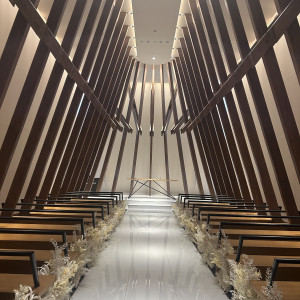 チャペル
日の木の香りが落ち着く|772798さんのAnother Style（アナザースタイル）の写真(2546311)