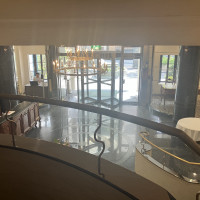 ロビー横には来客スペースあり