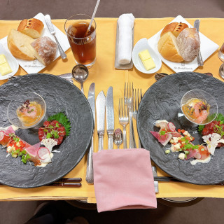 披露宴中に頂けなかったお料理はお部屋で頂くことができました！