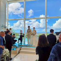 ウェディングドレスが映える