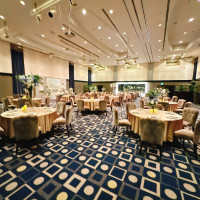 この披露宴会場は落ち着いた雰囲気でした