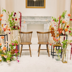 椅子と装花にこだわった|772934さんの北山迎賓館/テイクアンドギヴ・ニーズウェディングの写真(2546976)