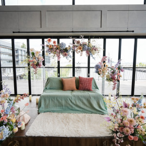 高砂正面|772938さんのBAYSIDE GEIHINKAN VERANDA/テイクアンドギヴ・ニーズウェディングの写真(2546994)