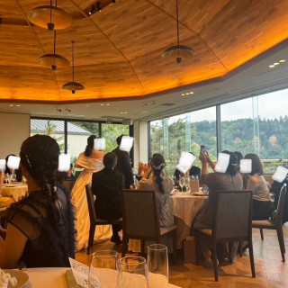 披露宴会場です