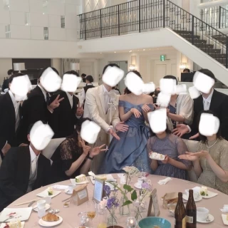 披露宴会場テーブルです