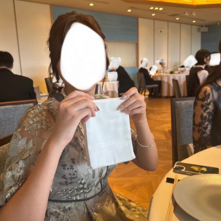 披露宴会場テーブルです