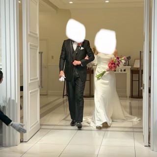 挙式会場扉前です